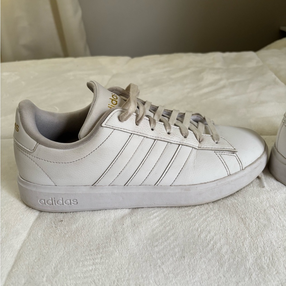 White Adidas Grand Court Sneakers